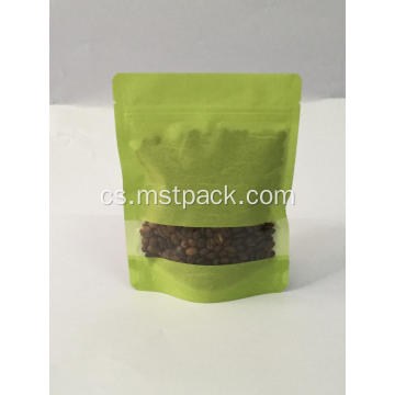 Rice Paper Stand Up Pouch with Window